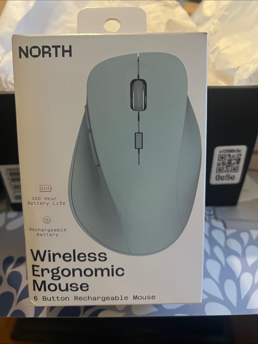 Wireless Ergonomic Mouse - Teal